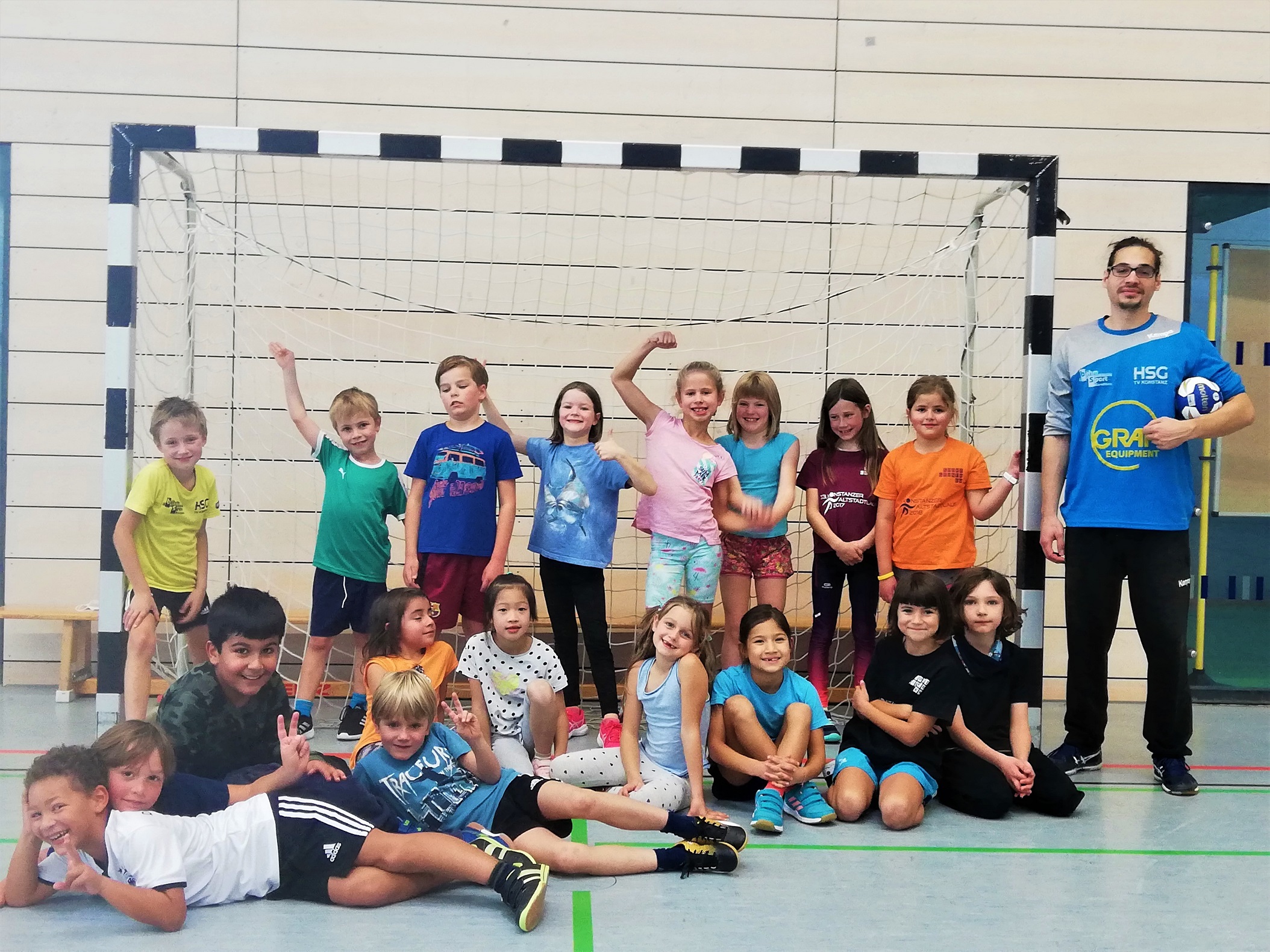 60 Kinder bei Grundschulaktionstag mit der HSG Konstanz 60 Kinder bei Grundschulaktionstag mit der HSG Konstanz