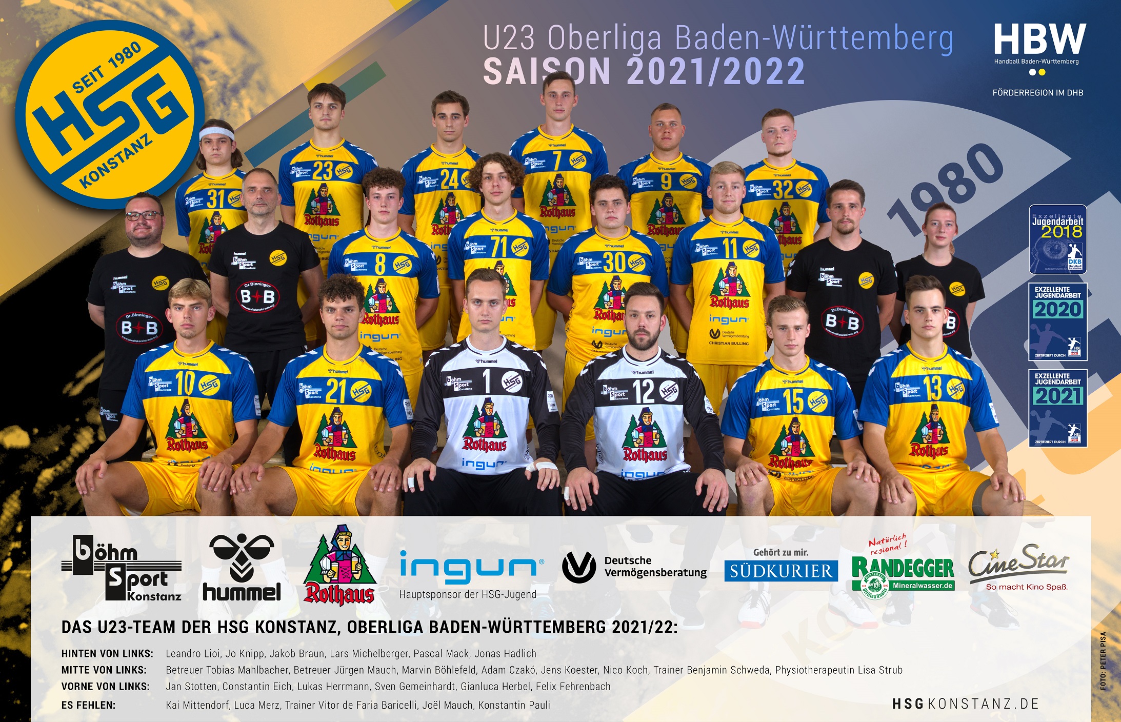 „Der Spaß ist groß“: U23 der HSG Konstanz freut sich auf erstes Heimspiel „Der Spaß ist groß“: U23 der HSG Konstanz freut sich auf erstes Heimspiel
