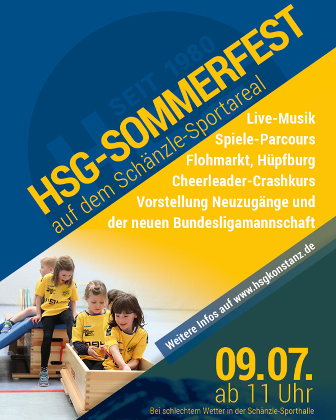 HSG-Fest am 9. Juli: Viele Attraktionen und Vorstellung der Bundesligamannschaft HSG-Fest am 9. Juli: Viele Attraktionen und Vorstellung der Bundesligamannschaft