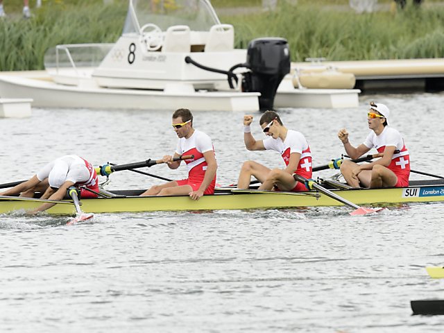 Leichtgewichts-Vierer verpasst Medaille und wird Fünfter Leichtgewichts-Vierer verpasst Medaille und wird Fünfter